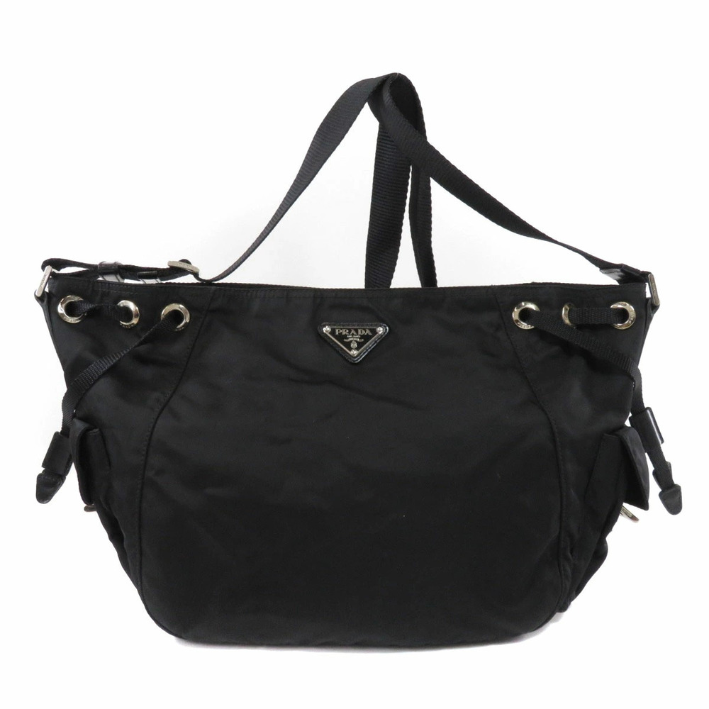 Prada logo plate Black Shoulder Crossbody bag - Picture 11 of 11